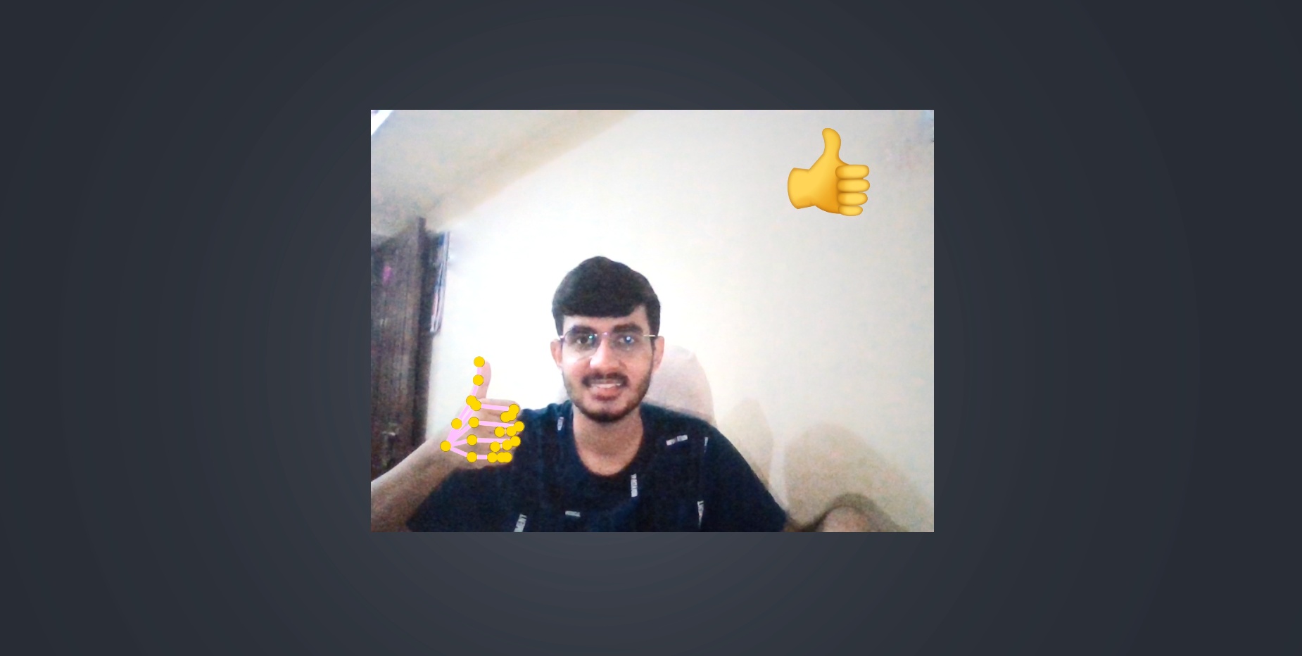 Handpose detection using tensorflow